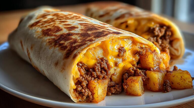 Cheesy Potato Burritos