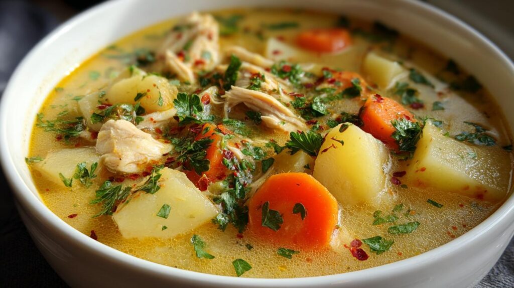 Chicken potato soup