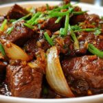 Chinese beef and onion