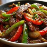 Chinese pepper steak