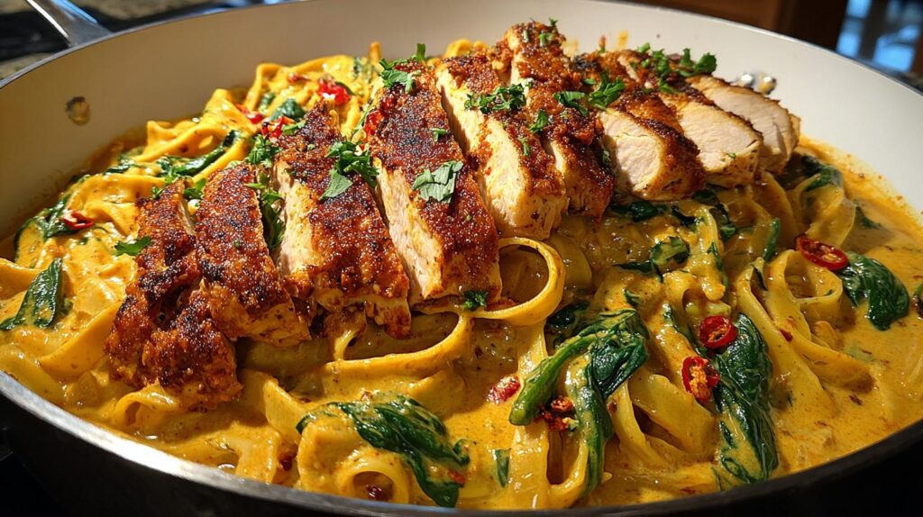Creamy Cajun chicken pasta