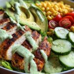 Grilled Chicken Avocado Salad