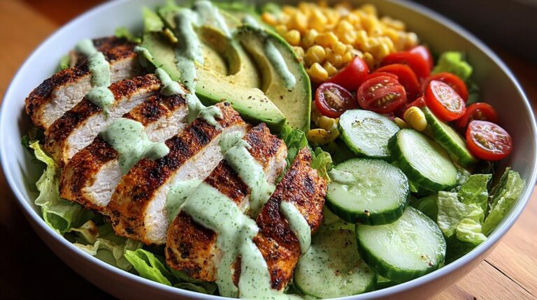 Grilled Chicken Avocado Salad