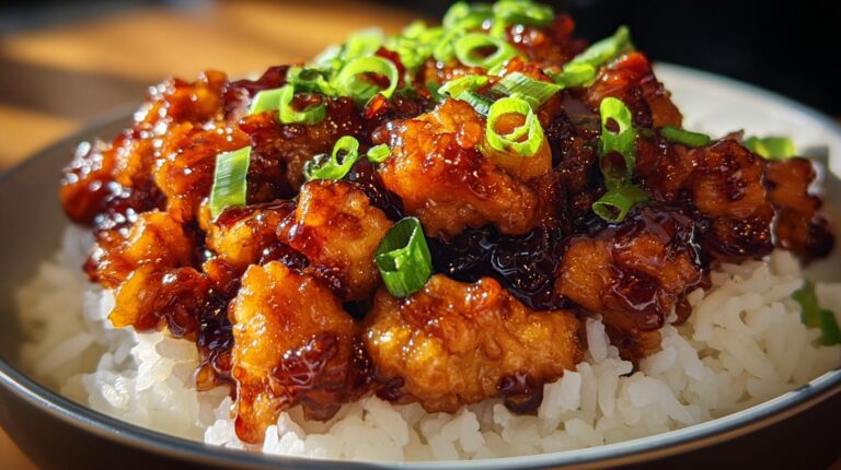 Honey BBQ Chicken Rice