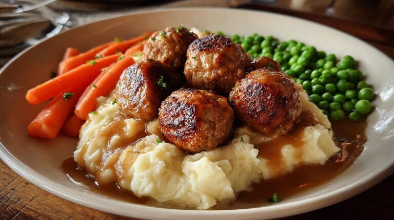Meatballs and Mashed Potatoes