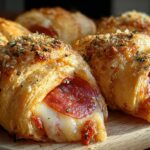 Mozzarella Pepperoni Rolls