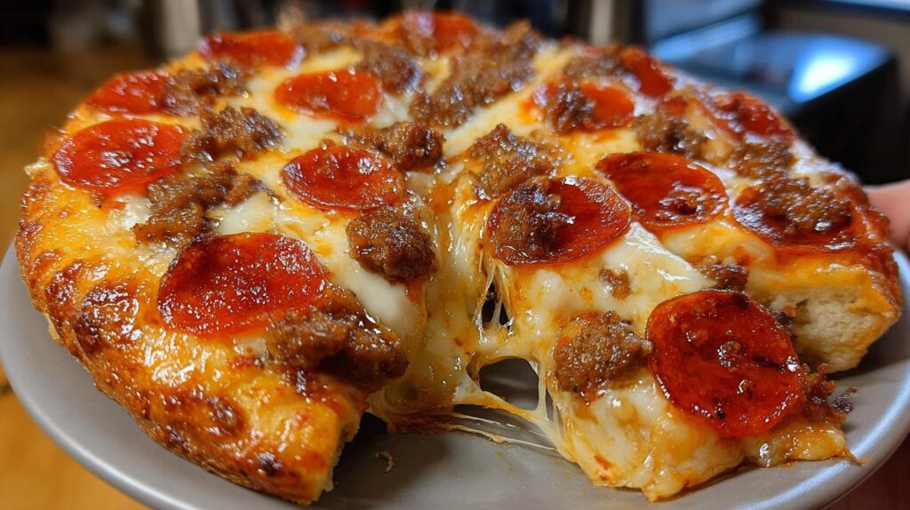 Pepperoni Sausage Pizza
