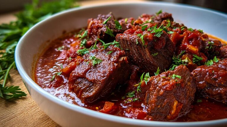 Slow braised beef