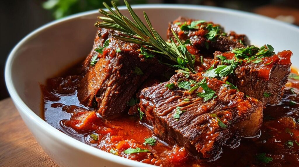 braised beef short ribs