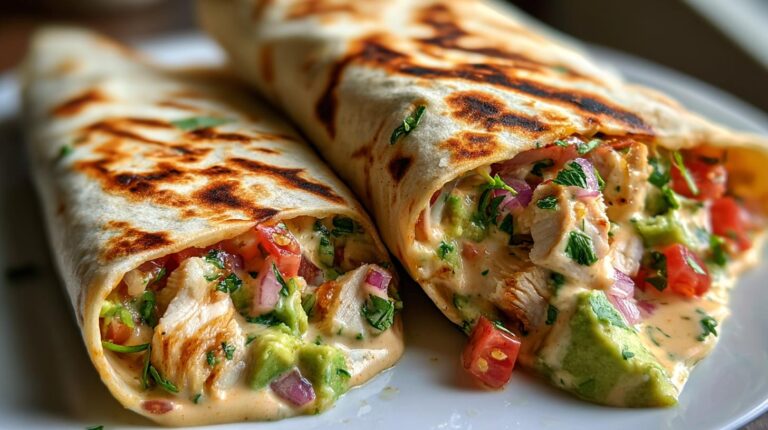 chicken avocado wrap