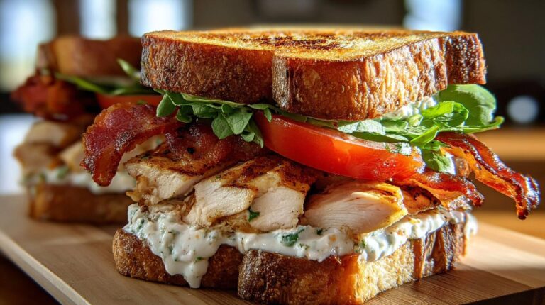 chicken bacon ranch sandwich