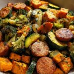 chicken sausage sweet potato skillet