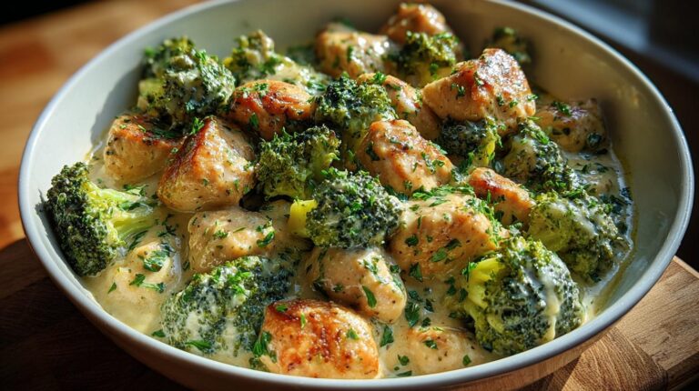 creamy chicken and broccoli