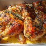 garlic herb baked chicken leg quarters