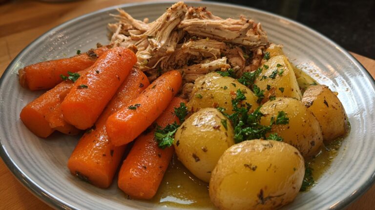 herb chicken and potatoes