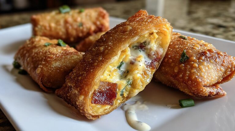 jalapeño popper egg rolls