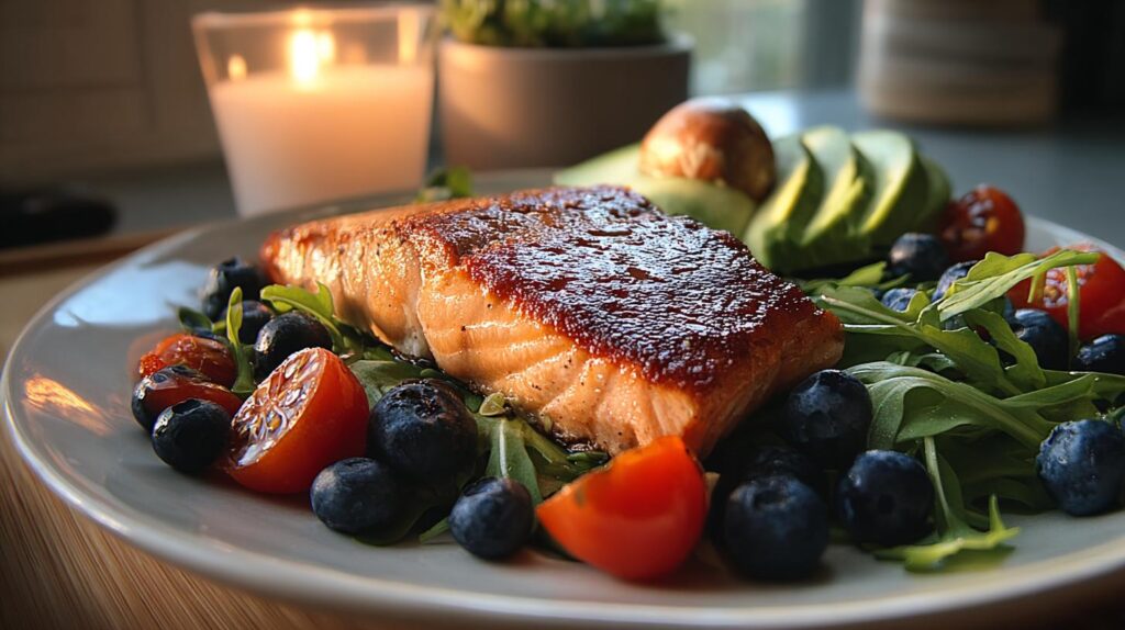 pan-seared salmon