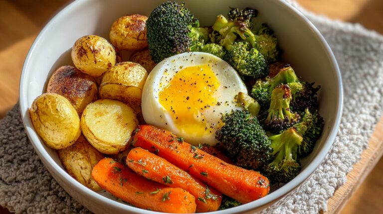 roasted vegetable bowl