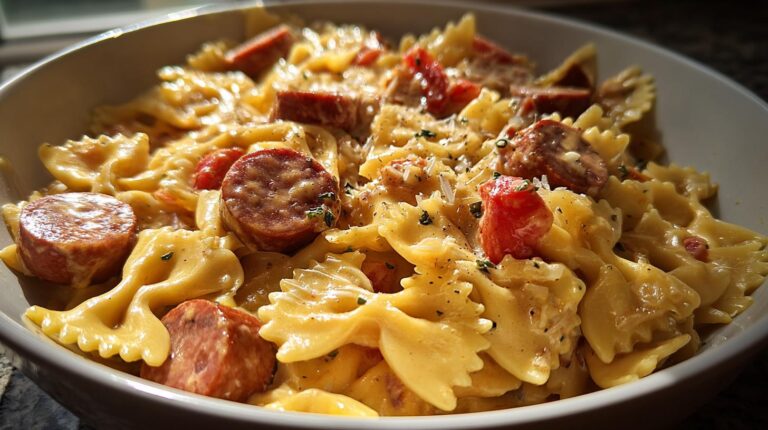 smoked sausage pasta