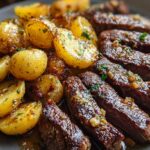 steak and potatoes