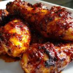 sticky BBQ chicken drumsticks