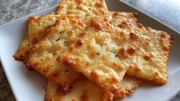 2 Ingredient Keto Crackers