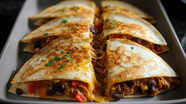 baked chicken quesadillas