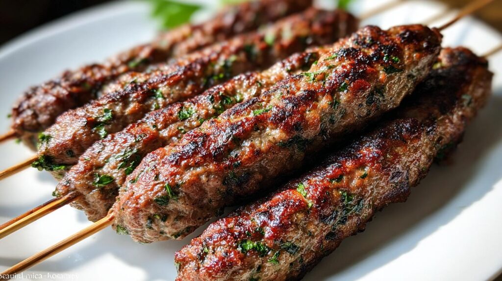 beef kofta kebabs