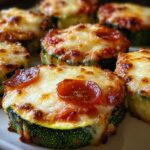 cheesy zucchini pizza bites