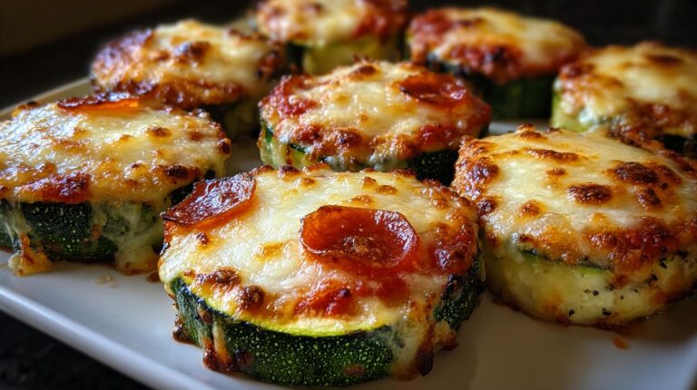 cheesy zucchini pizza bites
