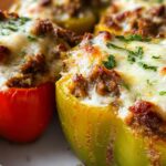 creamy keto stuffed bell peppers