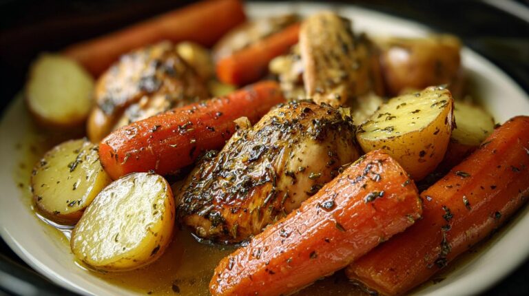 crockpot garlic herb chicken