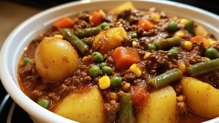 crockpot hamburger stew