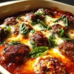 keto meatball casserole