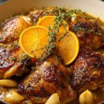 orange garlic chicken