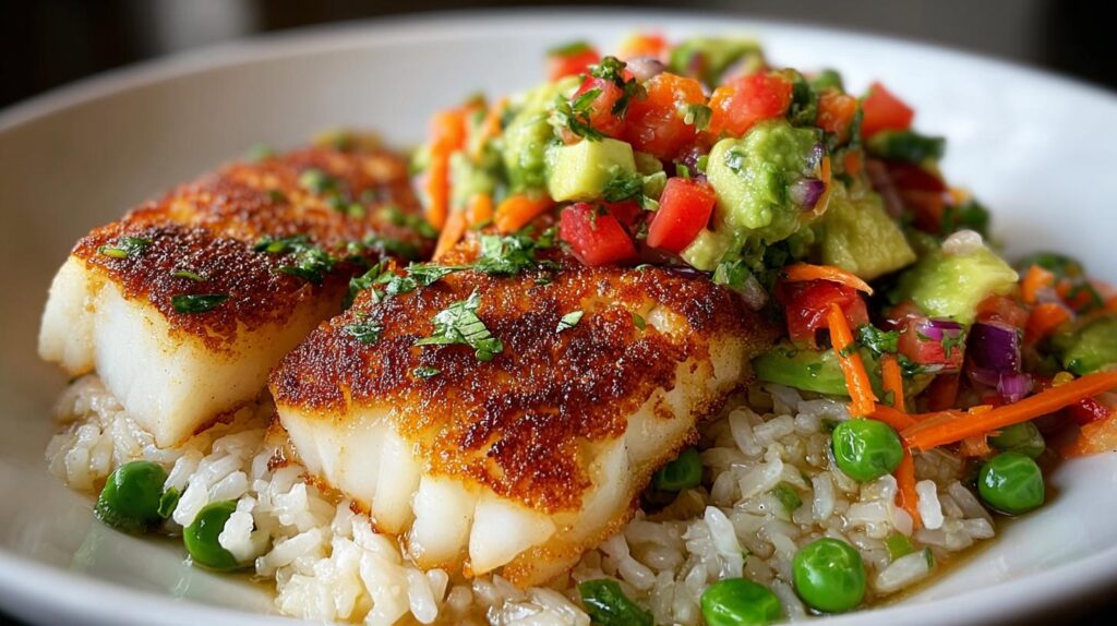 pan seared cod