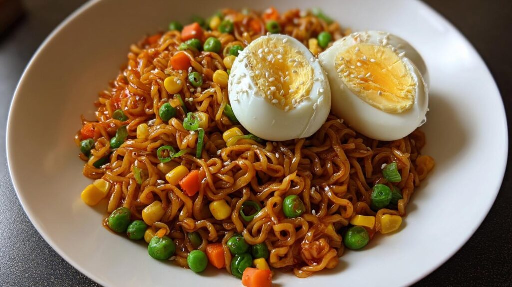 ramen noodles with eggs