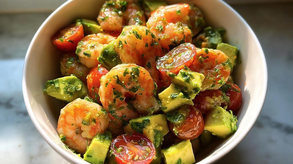 shrimp avocado salad