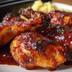 slow cooker BBQ chicken drumsticks