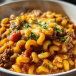 Cheesy Beef Macaroni Comfort