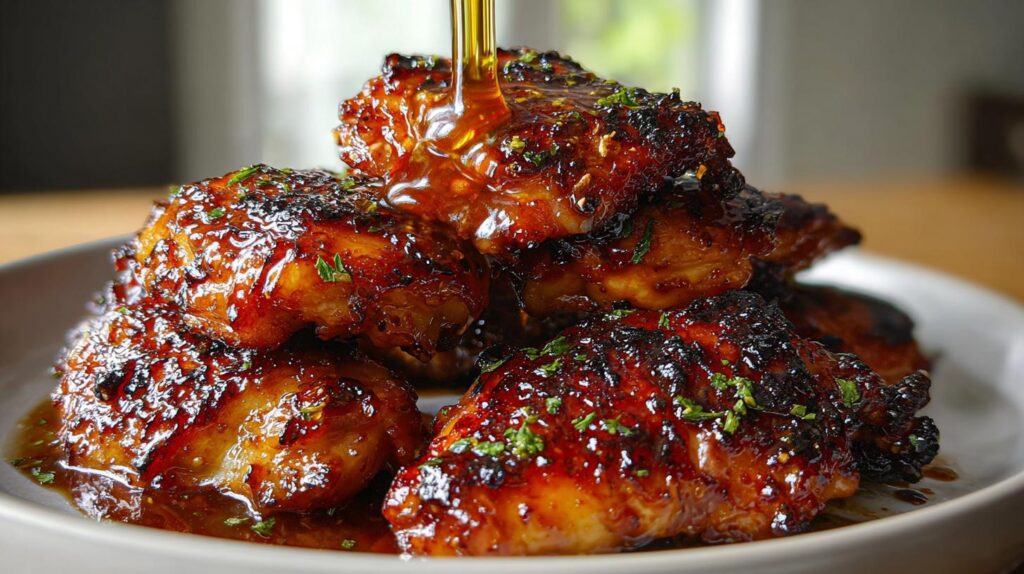 Sticky Honey Garlic Chicken
