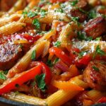 Sweet Pepper & Sausage Pasta