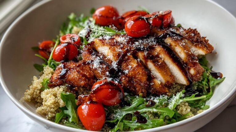 balsamic chicken bowl