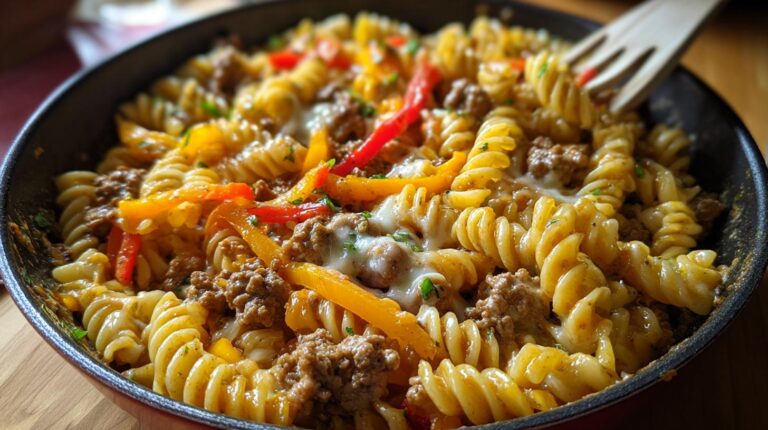 cheesy ground beef rotini
