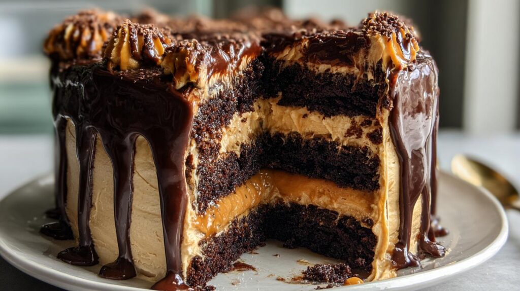 chocolate peanut butter cake