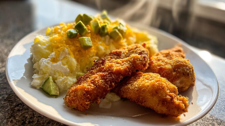 crispy chicken tenders dinner
