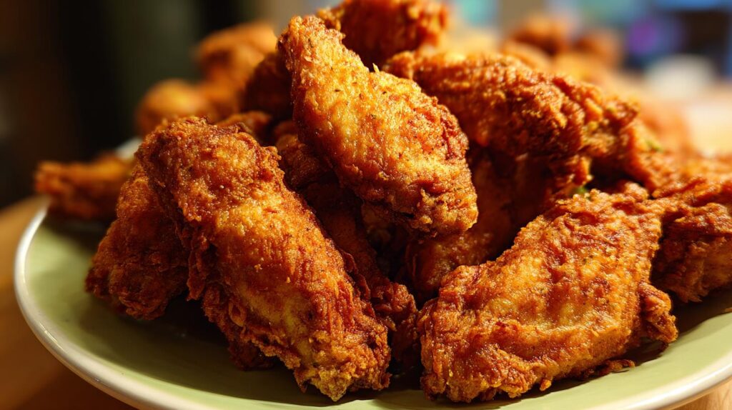crispy fried chicken wings