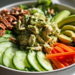 green goddess chicken salad bowl