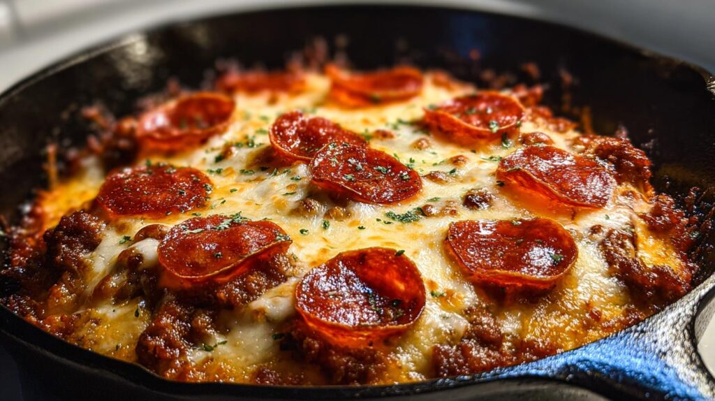 keto crustless pizza