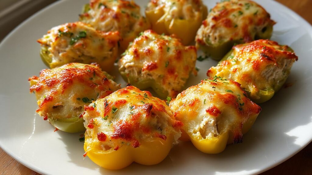 keto tuna melt poppers